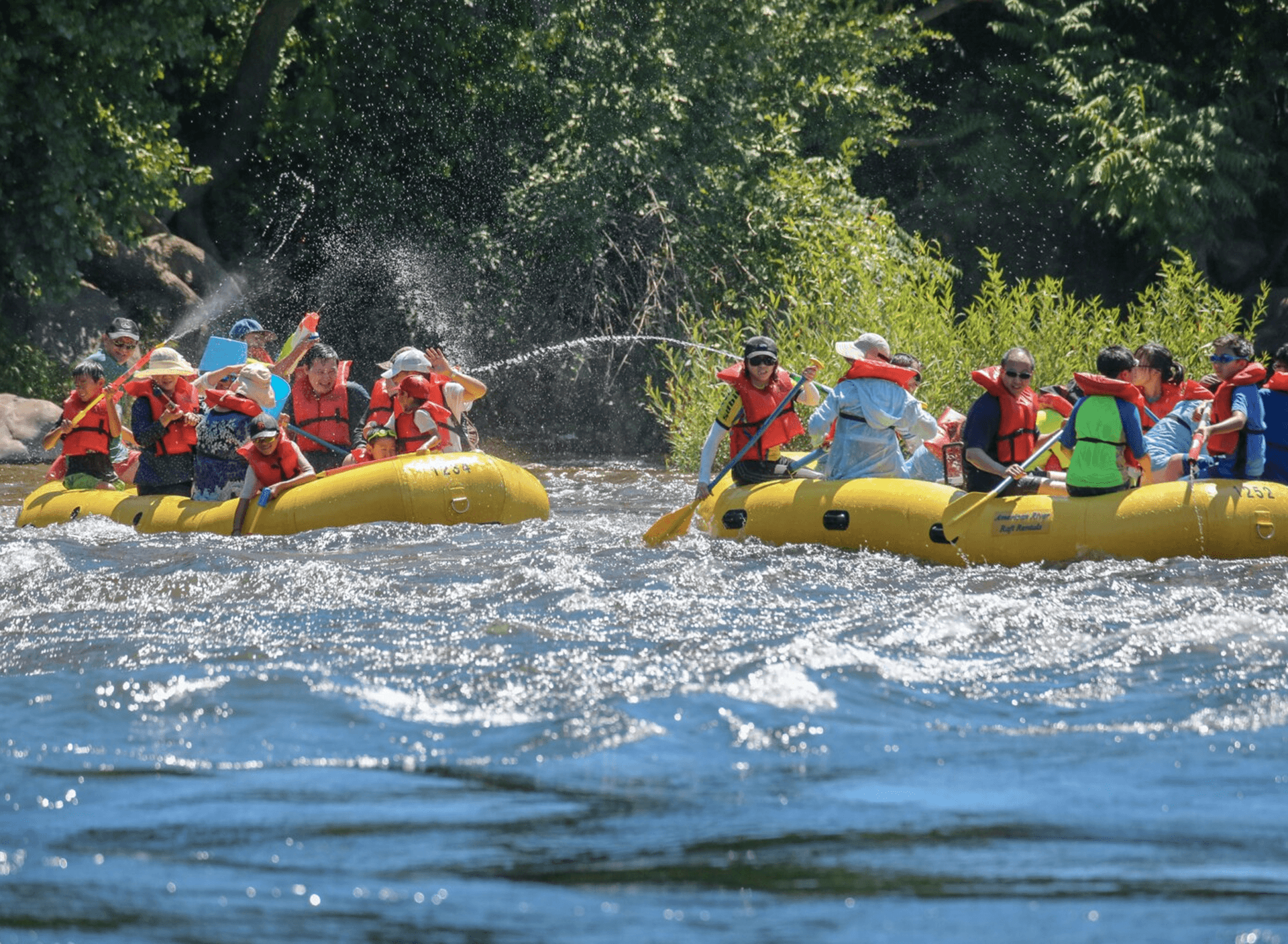 Sunrise rafting experience